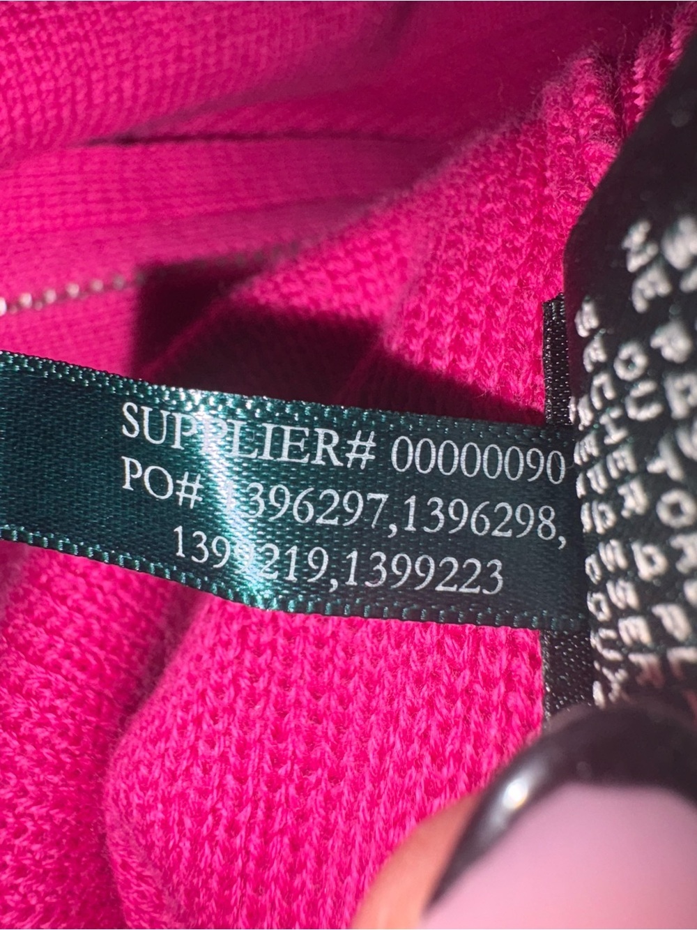Lauren Ralph Lauren Women's Fuchsia Zip-Front Jacket - Picture 4 of 7